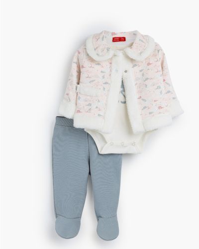 Swan Rouned Printed Set