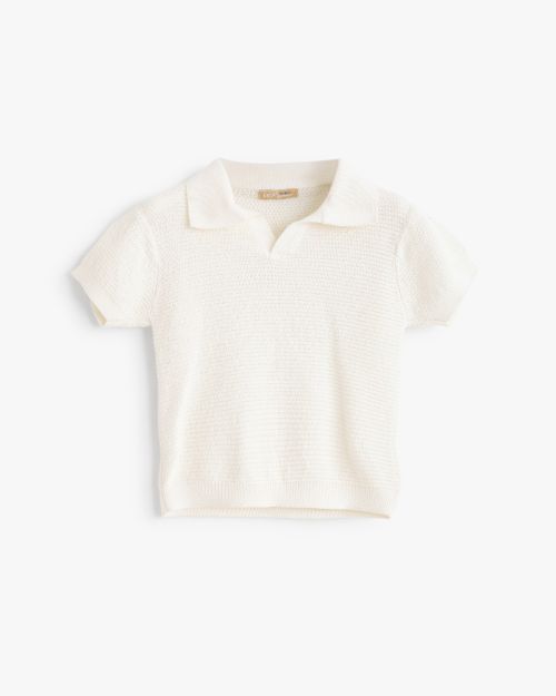 Sophisticated Texture Knit Polo