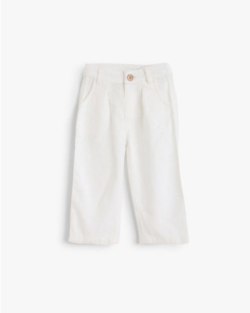 Classic Tailored Linen-Blend Trousers