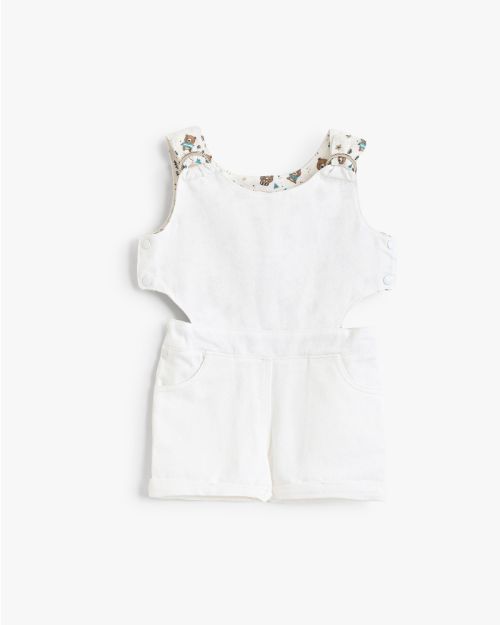 Classic Cotton Twill Dungaree Shorts
