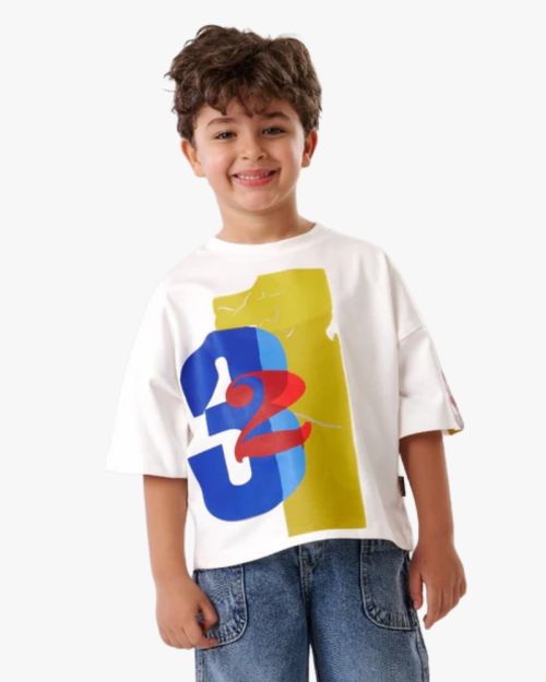 Artistic Graphic Boxy Tee