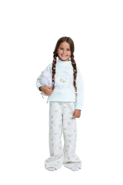 Green village High Collar Printed Set