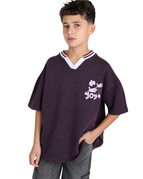 Boys Oversized Varsity Tee