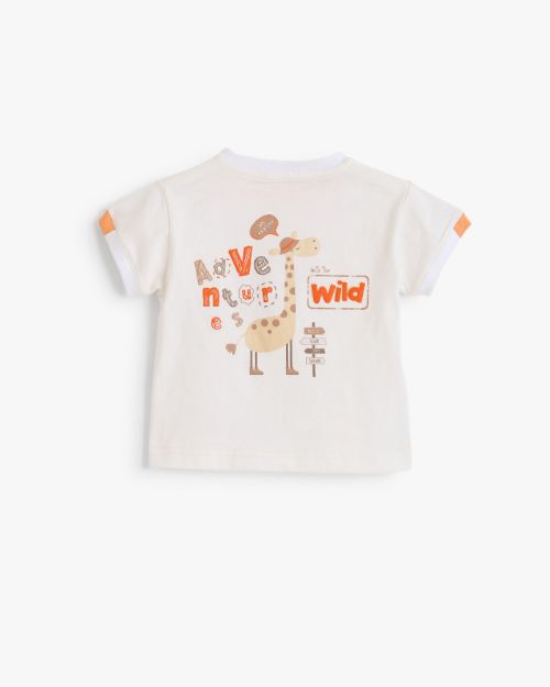 Baby Boys Wild Giraffe Graphic T-Shirt