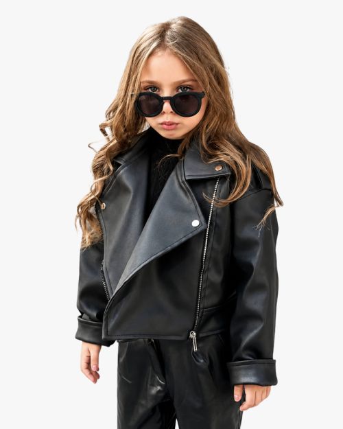 Harley kids leather jacket