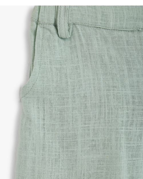 Boys Linen Blend Chino Trousers