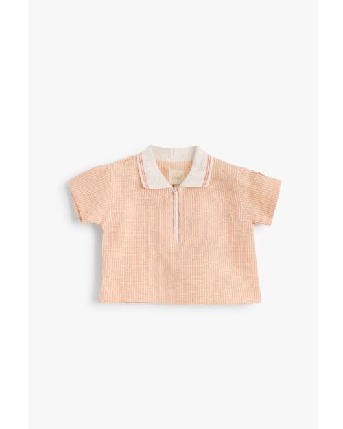 Baby Boys Striped Polo Shirt & Shorts Set