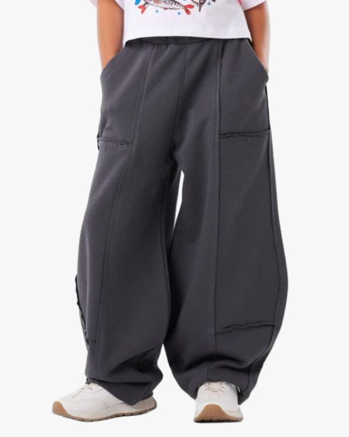 Urban Wide-Leg Cargo Sweatpants